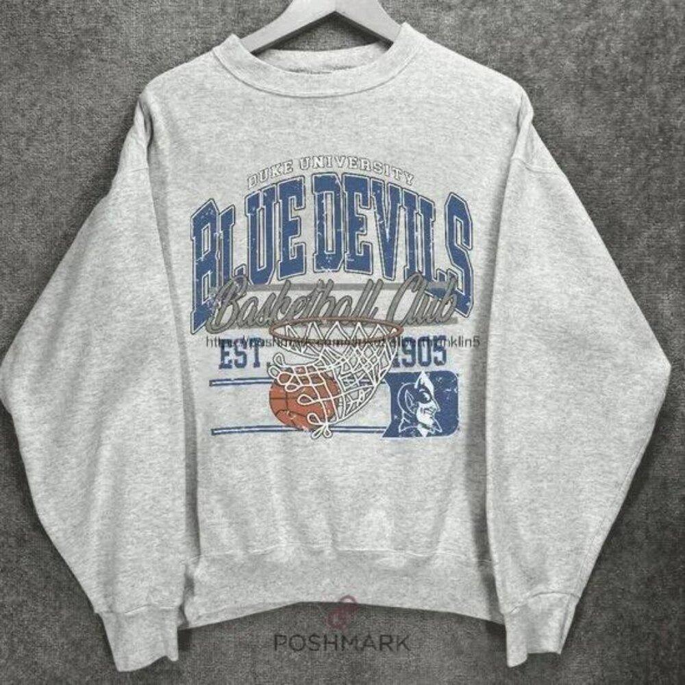Duke University Sweatshirt, Est 1905 Duke Blue Devils Basketball